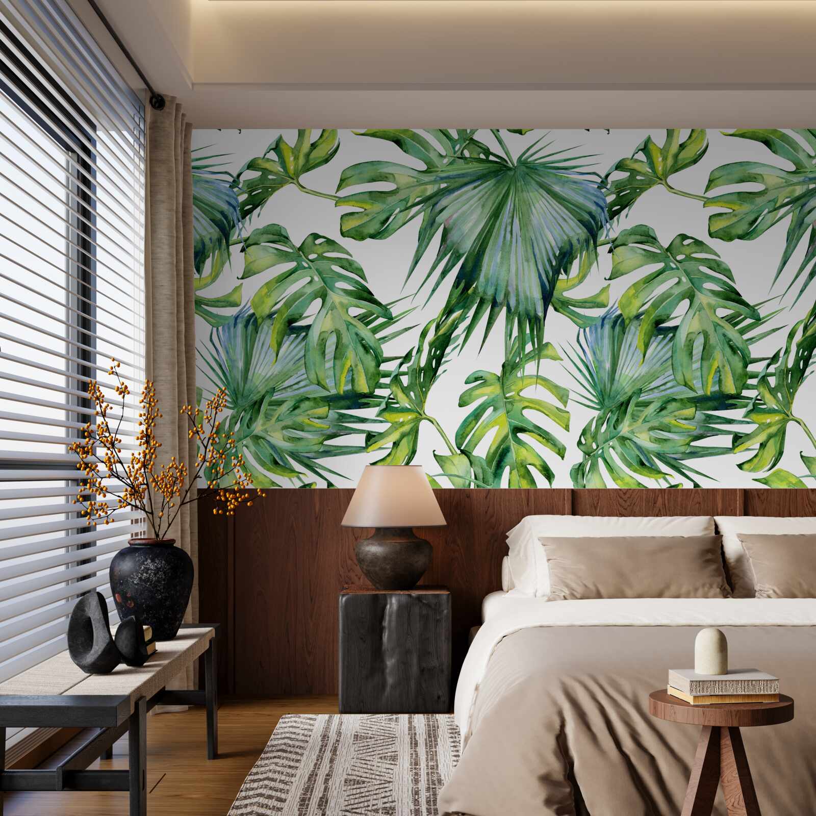 Fototapet varietate mare de plante verzi