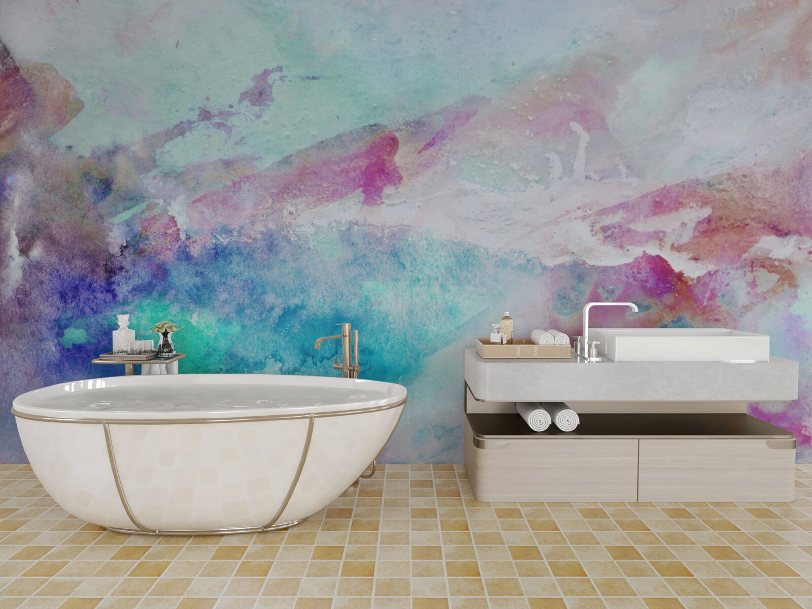 Fototapet fundal de tonuri neclare