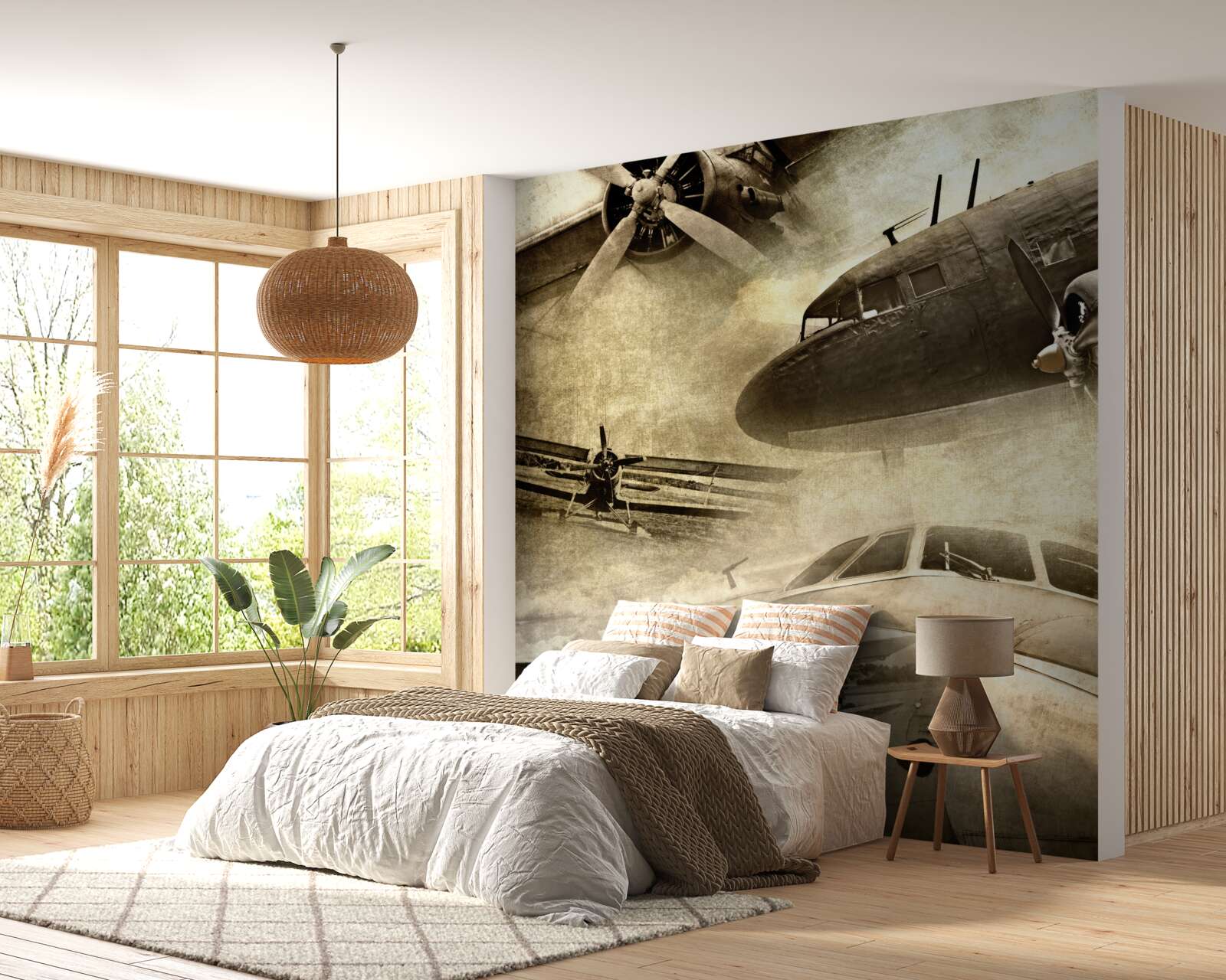 Fototapet aeronava descrisă