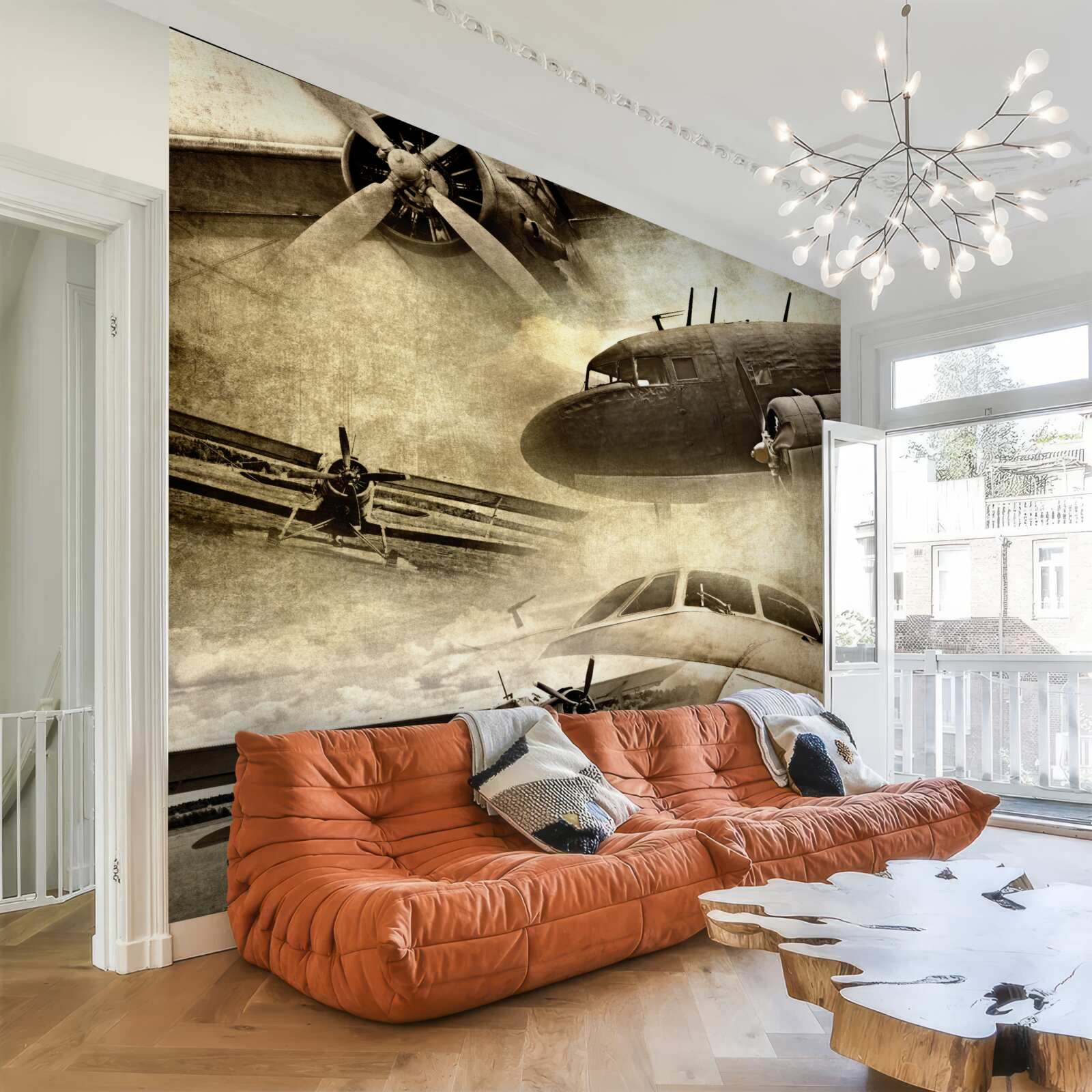 Fototapet aeronava descrisă