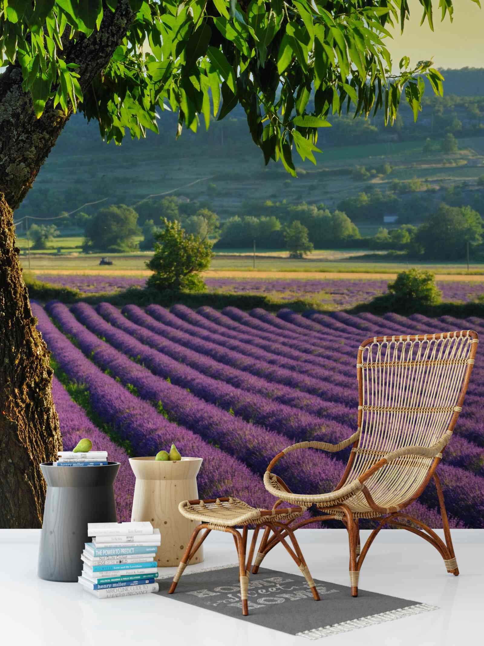 Fototapet un câmp parfumat cu levănțică