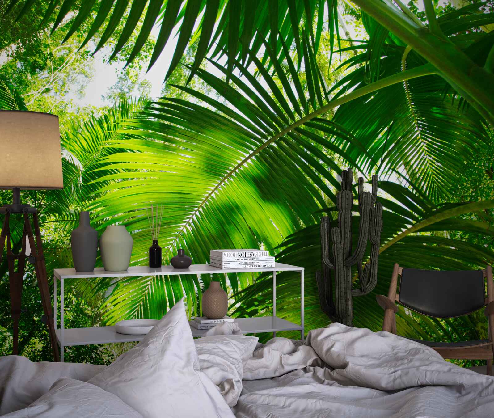 Fototapet frunze verzi mari