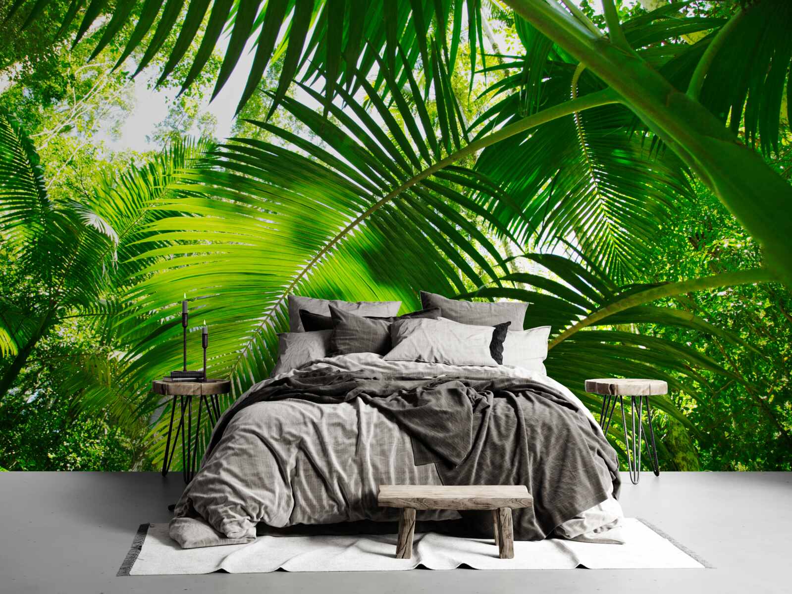 Fototapet frunze verzi mari