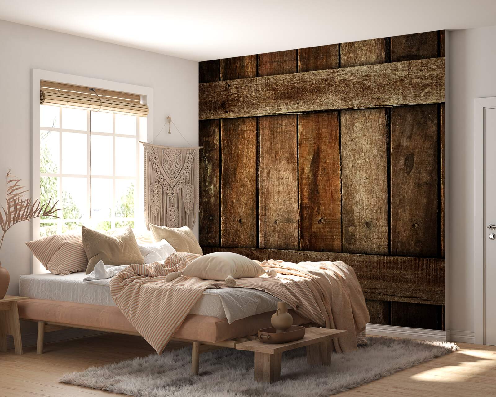 Fototapet plăci de lemn pentru garduri