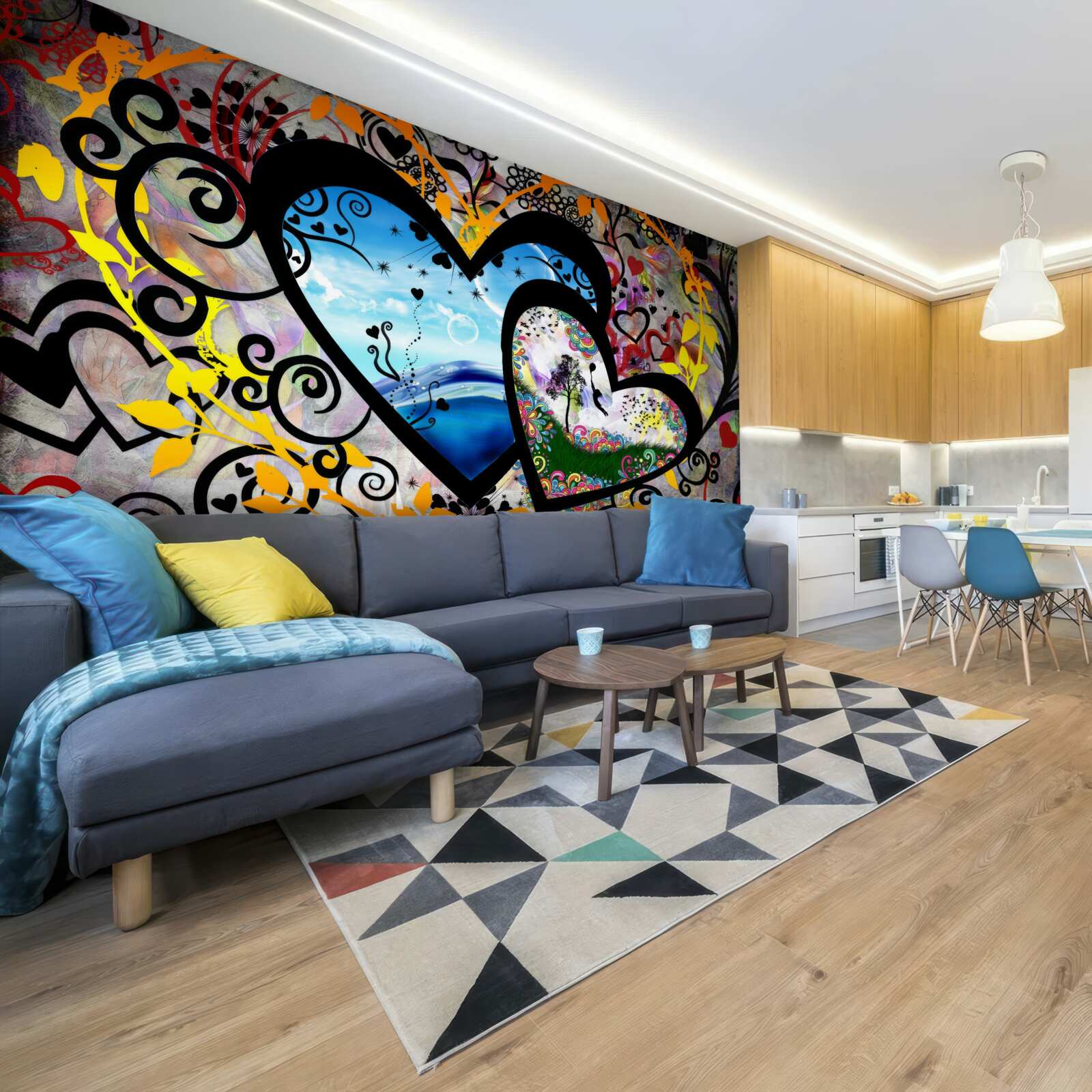 Fototapet două suflete întunecate