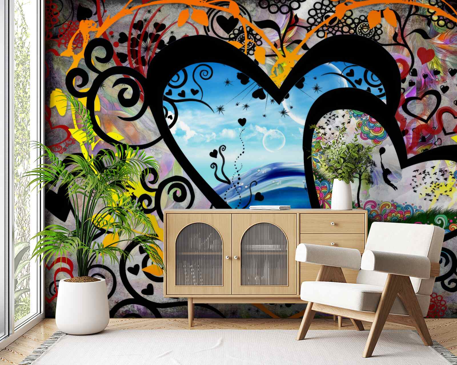 Fototapet două suflete întunecate