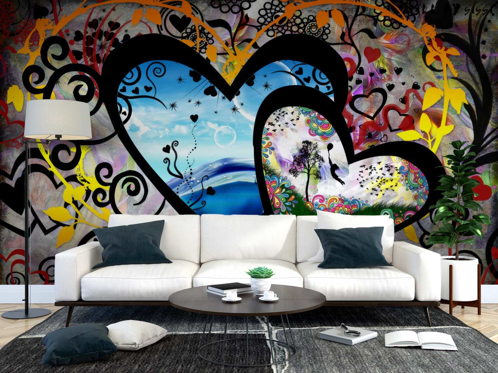 Fototapet două suflete întunecate