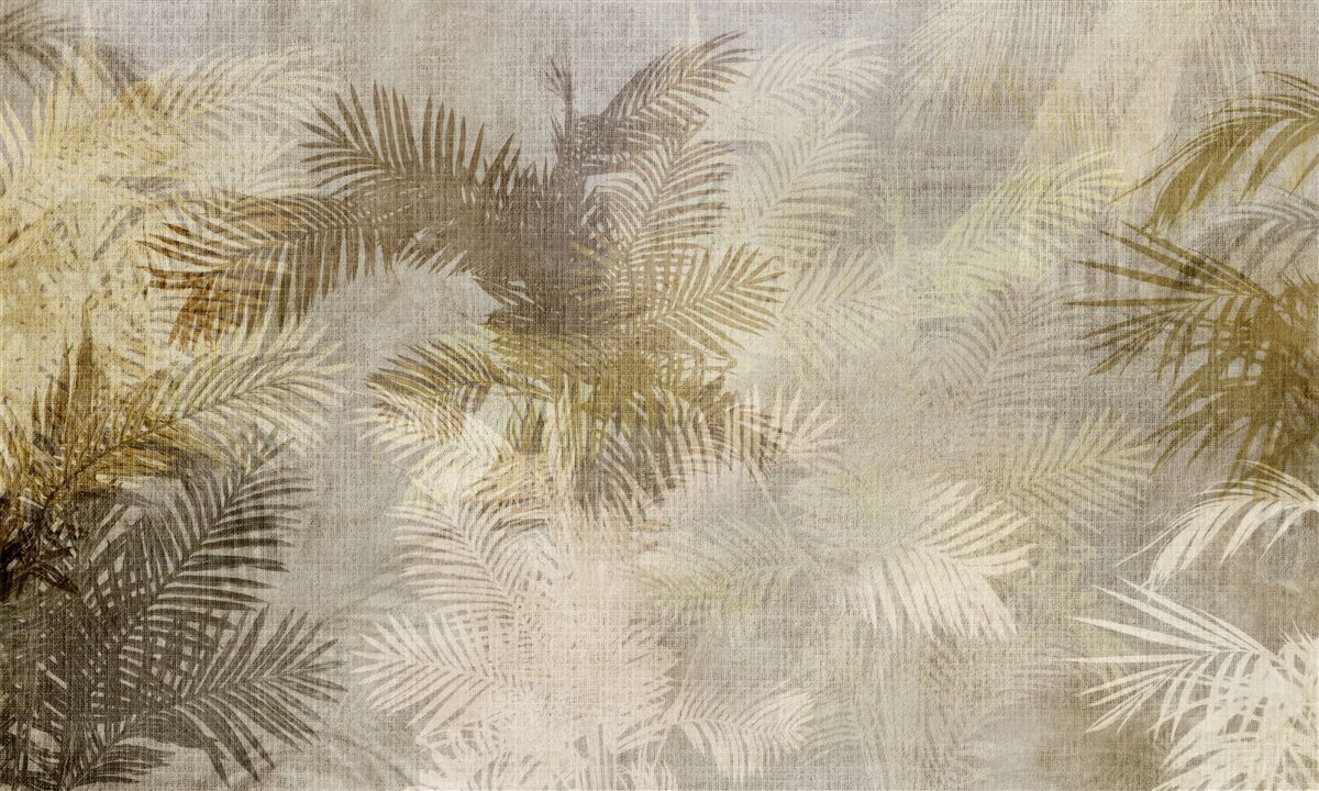 Fototapet pictura de fundal cu frunze de ferigă