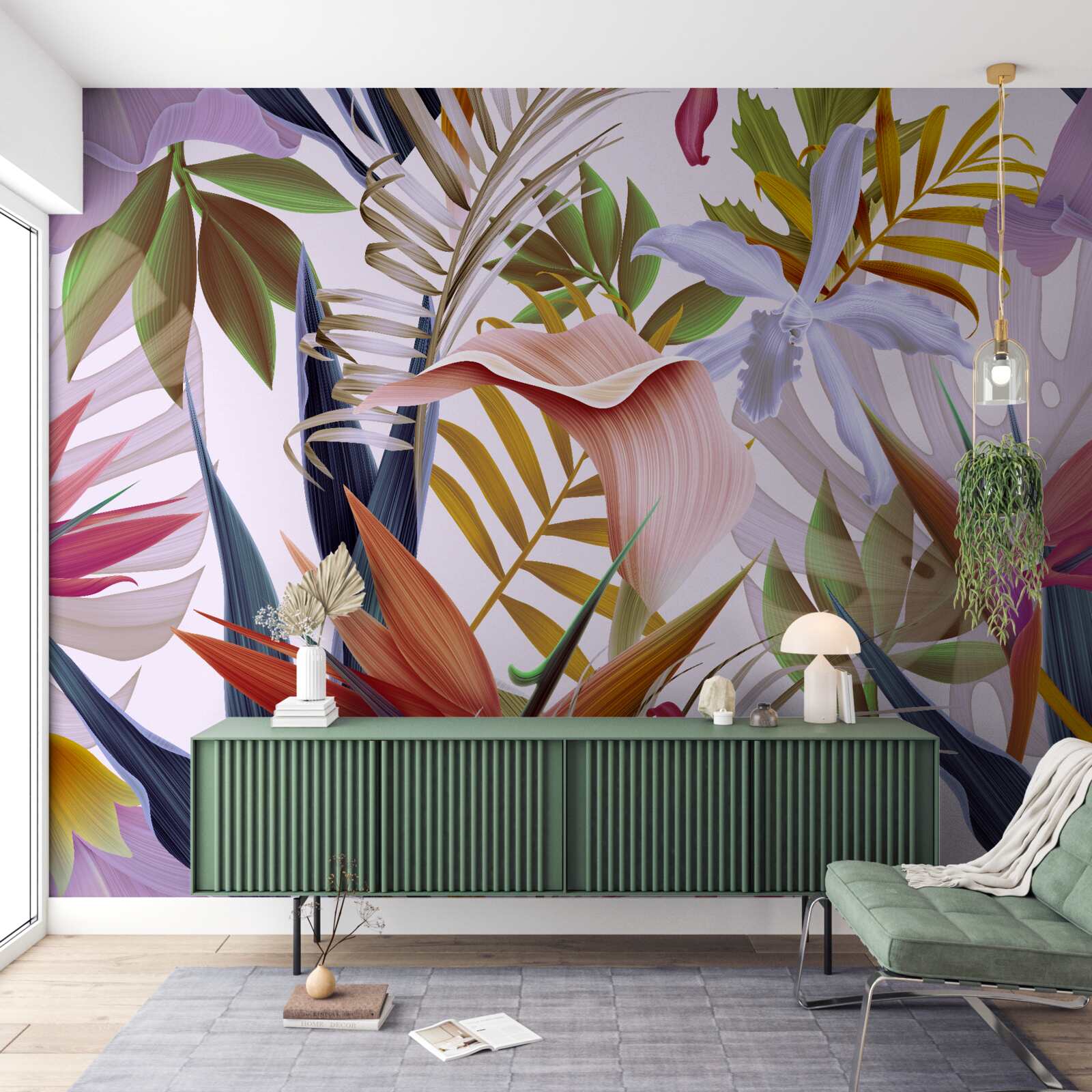 Fototapet plante mari de diferite culori