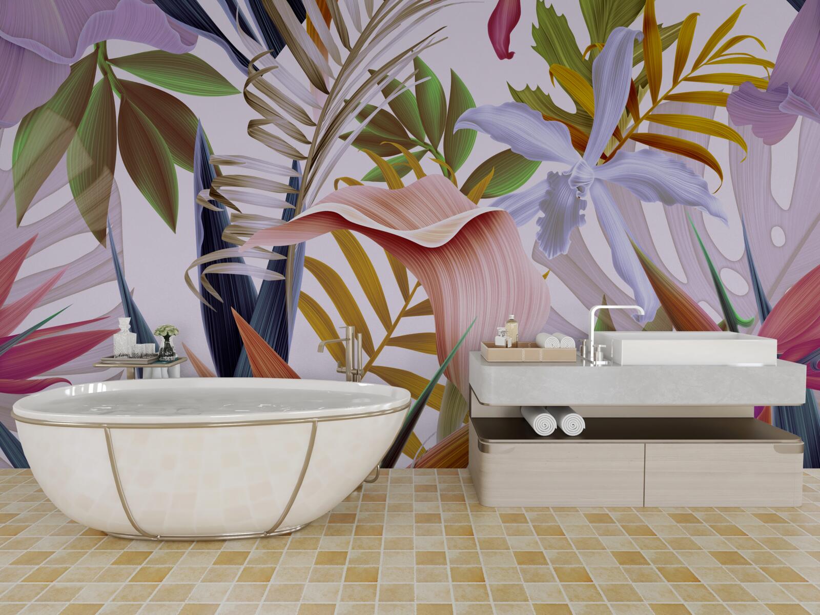 Fototapet plante mari de diferite culori