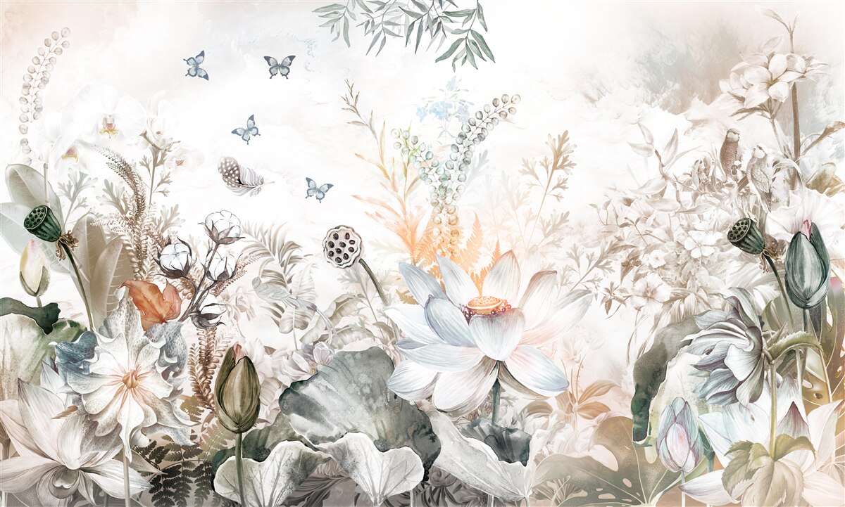 Fototapet flori și plante neobișnuite