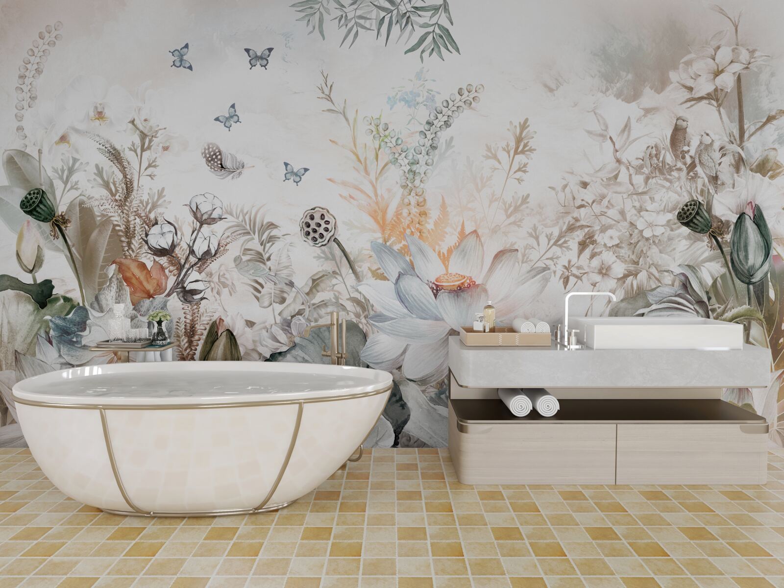 Fototapet flori și plante neobișnuite