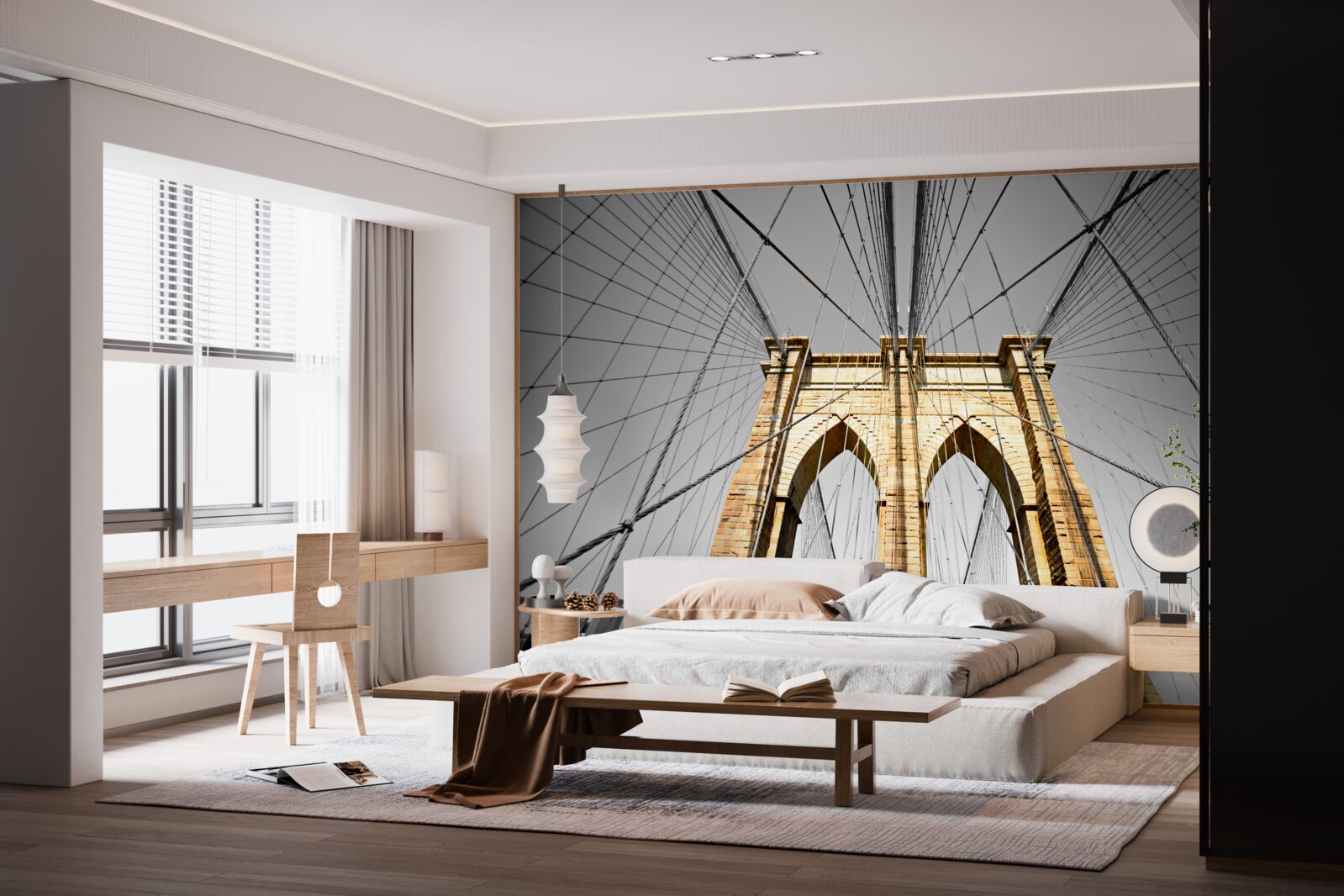 Fototapet vedere fascinantă a podului