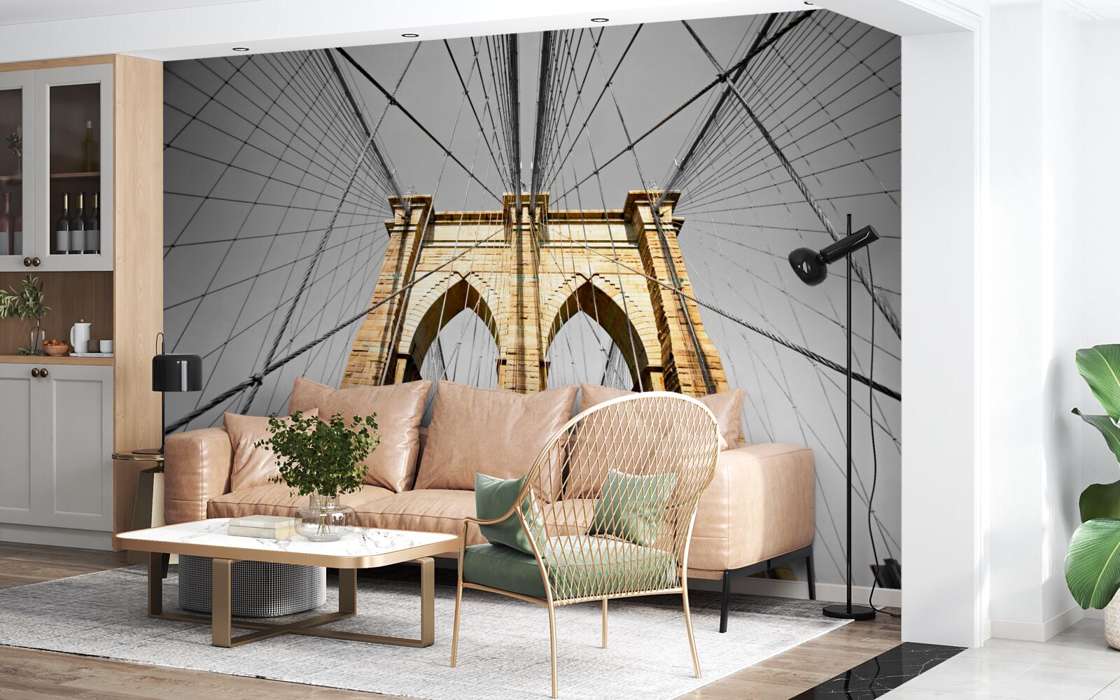 Fototapet vedere fascinantă a podului