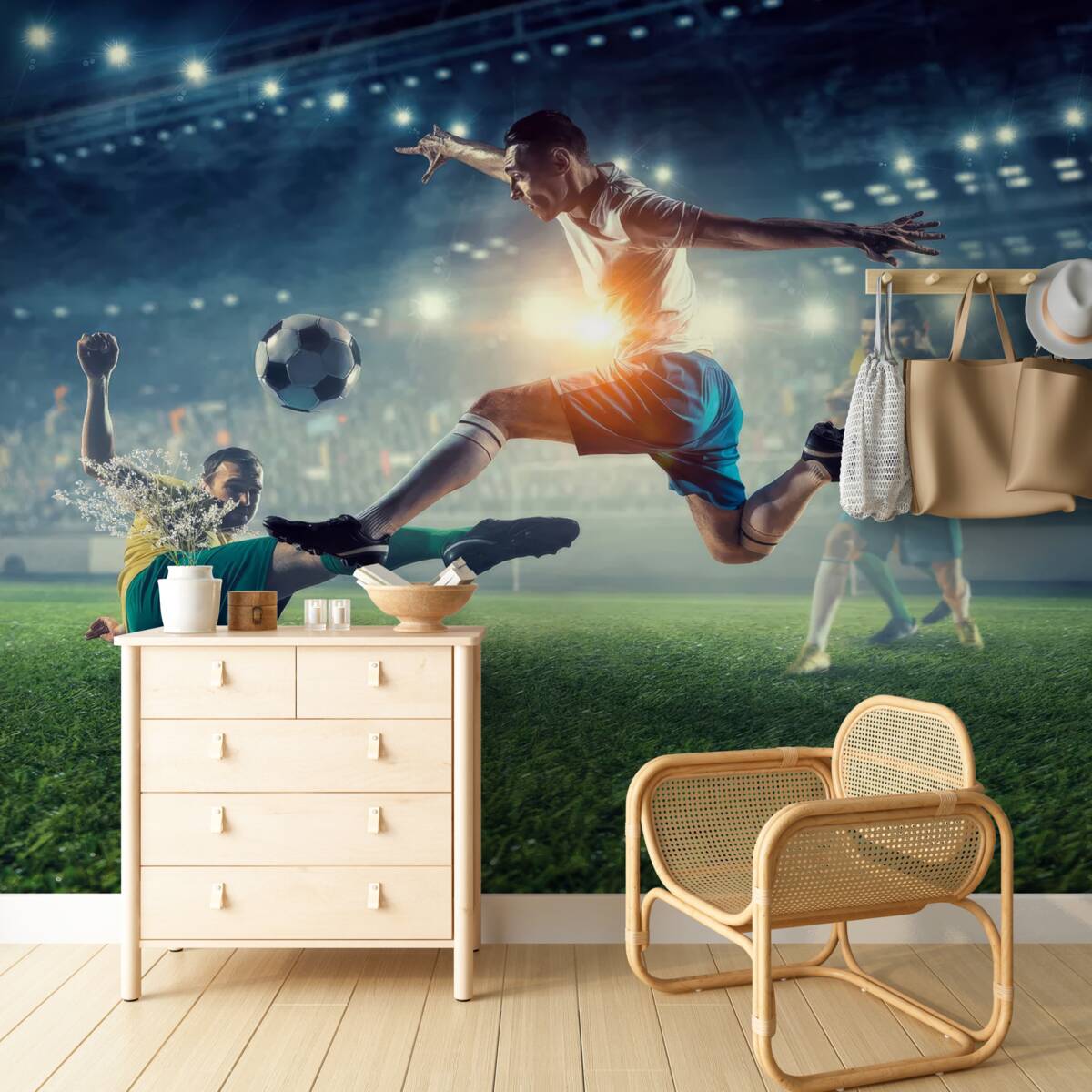 Fototapet meci de fotbal