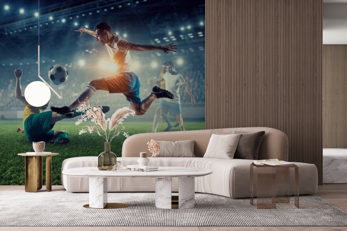 Fototapet meci de fotbal