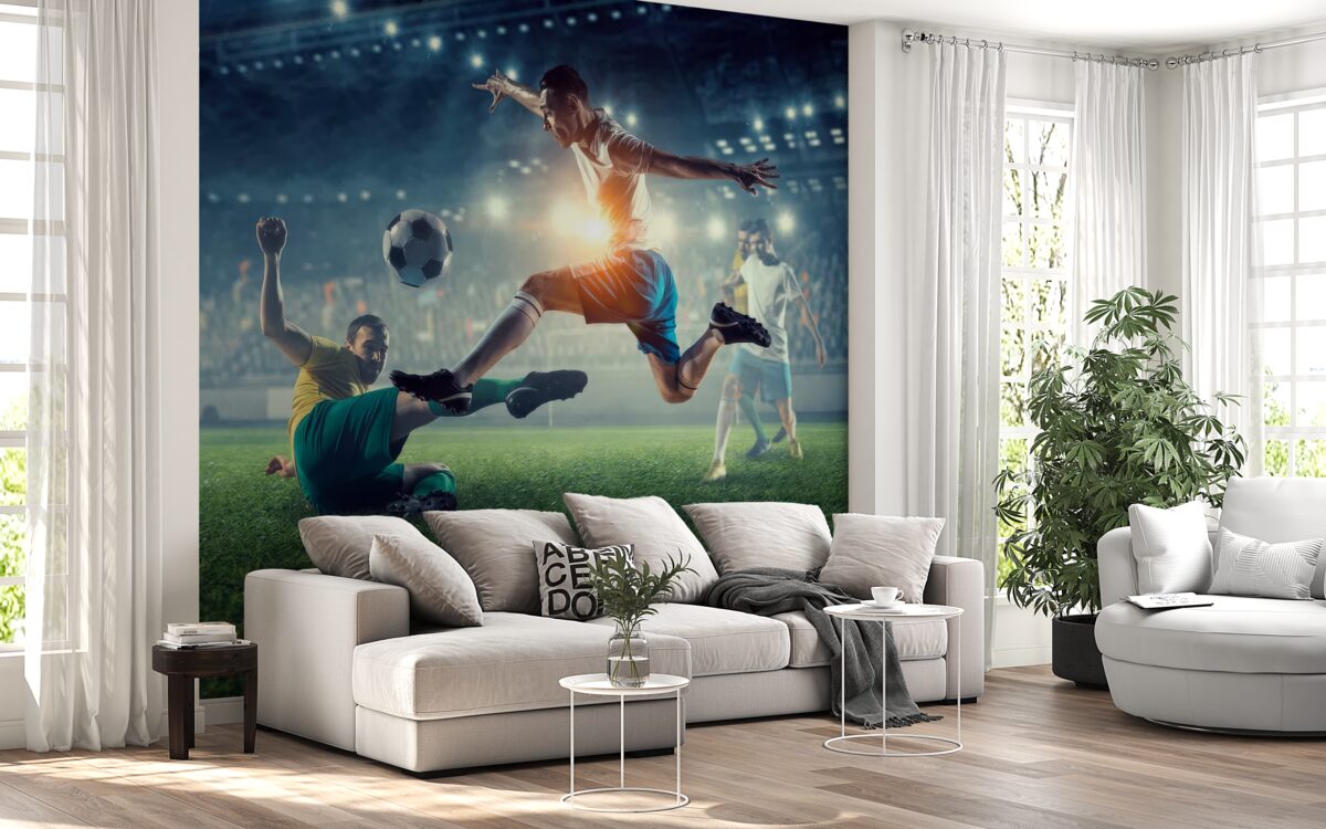 Fototapet meci de fotbal