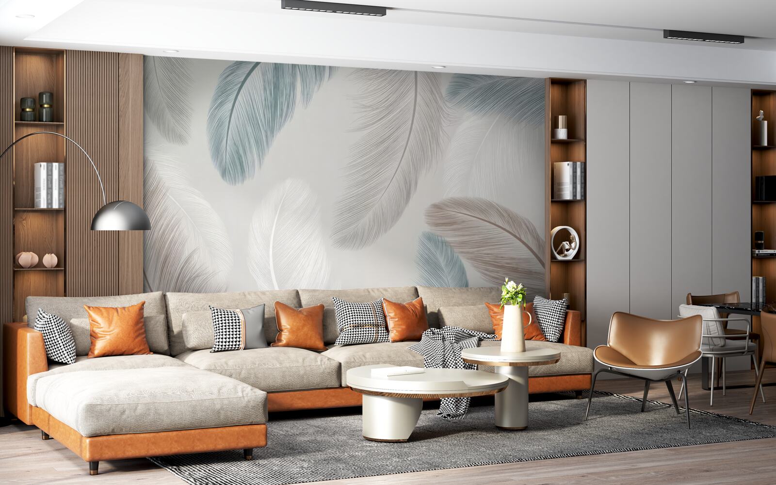 Fototapet diverse pixuri ușoare