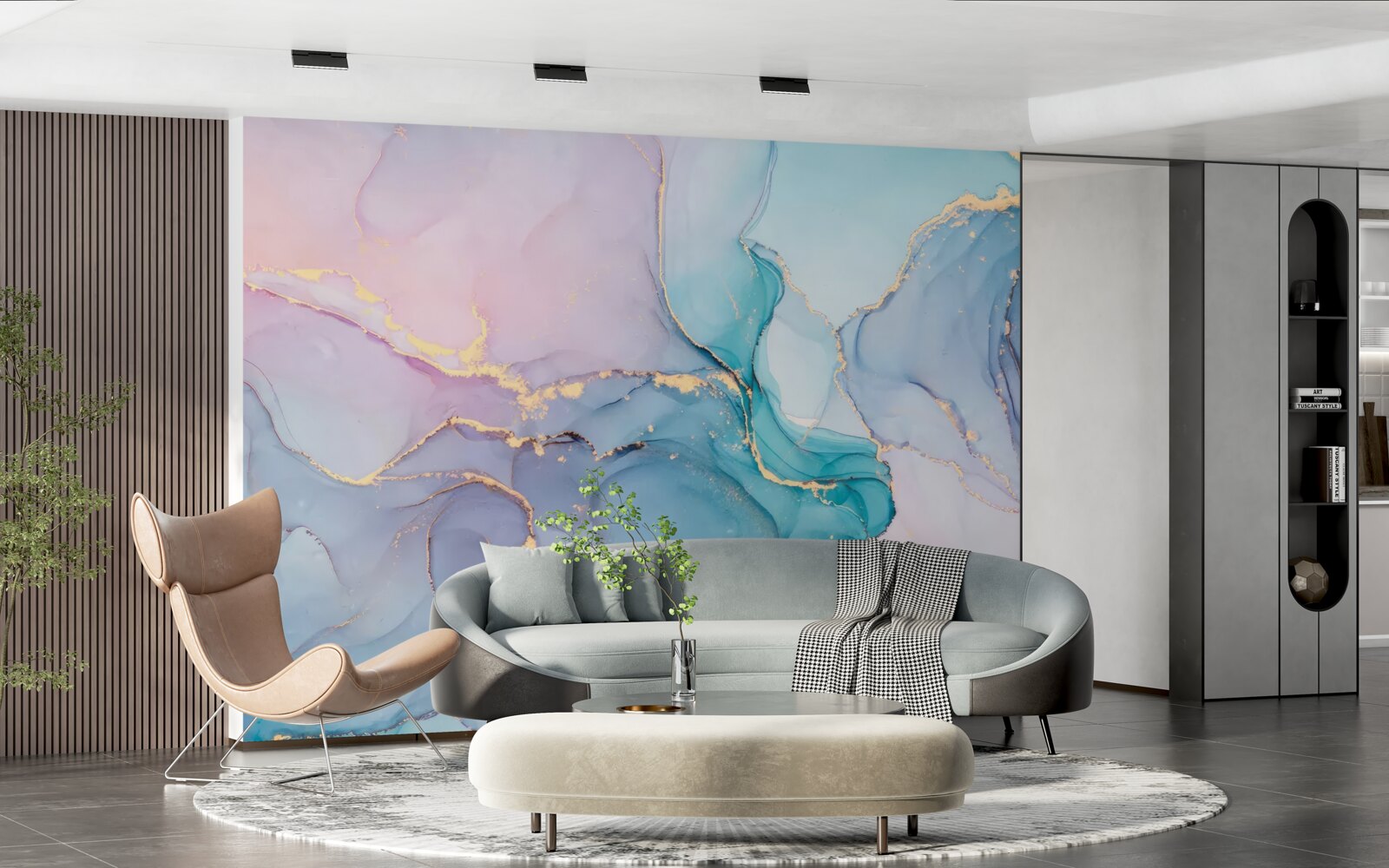 Fototapet fundal de marmură în culori pastelate