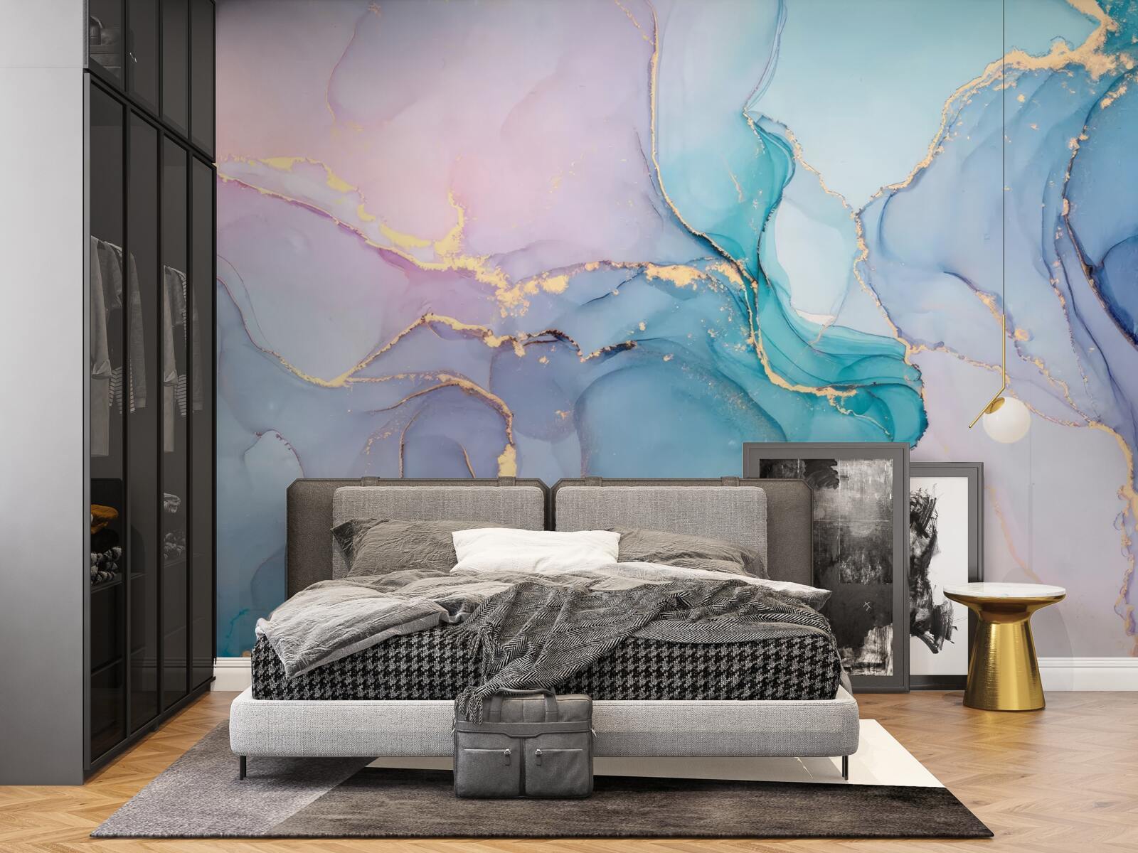 Fototapet fundal de marmură în culori pastelate