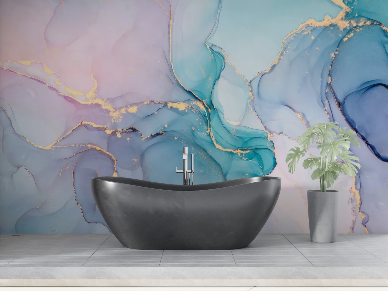 Fototapet fundal de marmură în culori pastelate