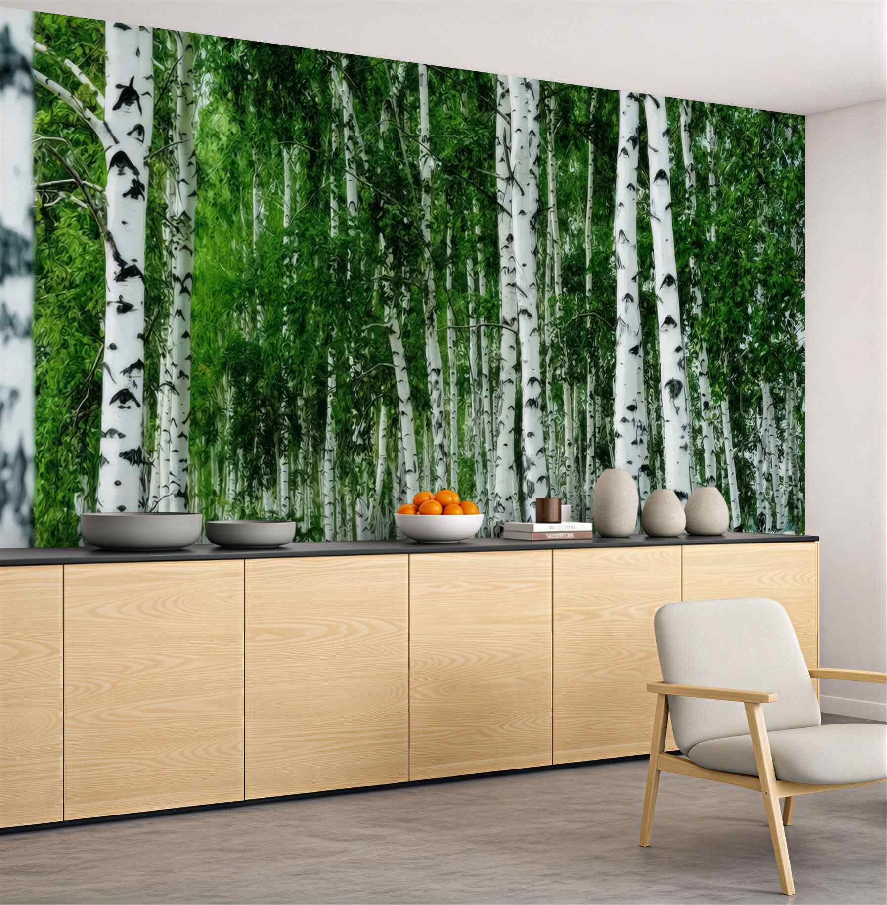 Fototapeta gaj brzozowy