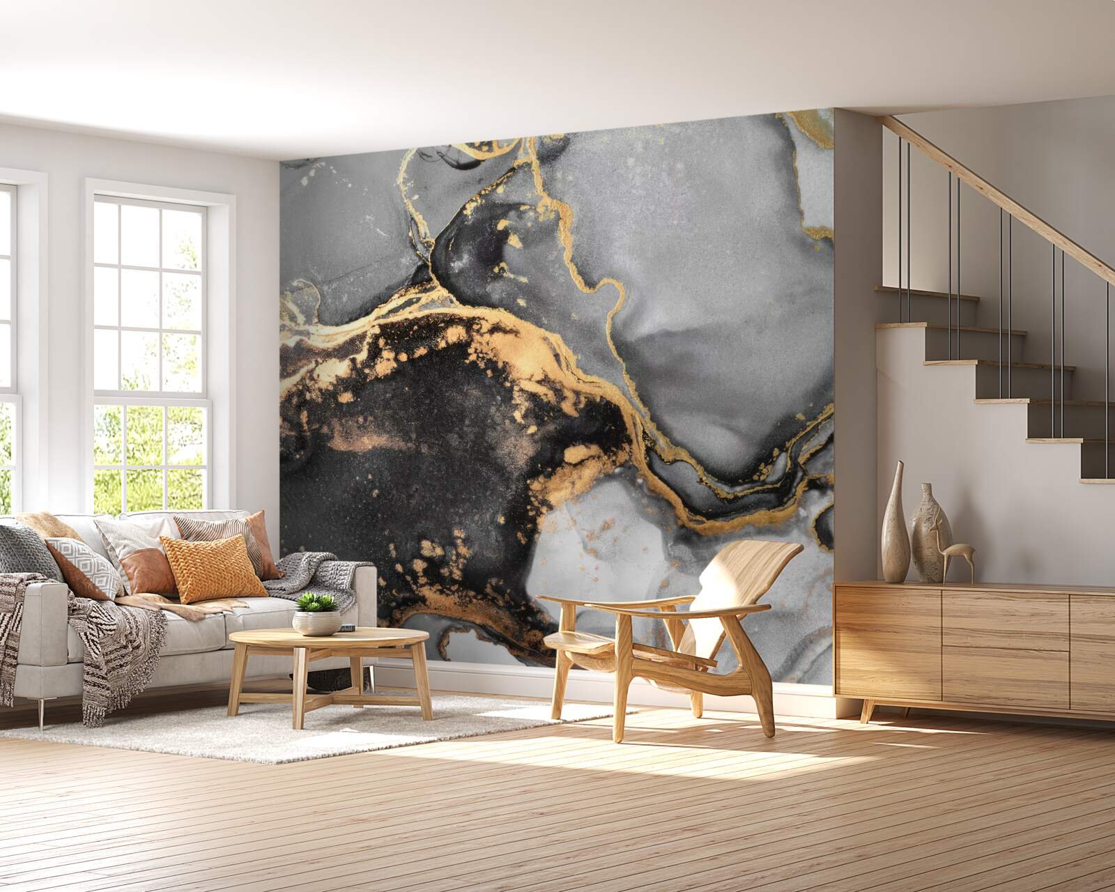 Fototapet fundal de marmură întunecată