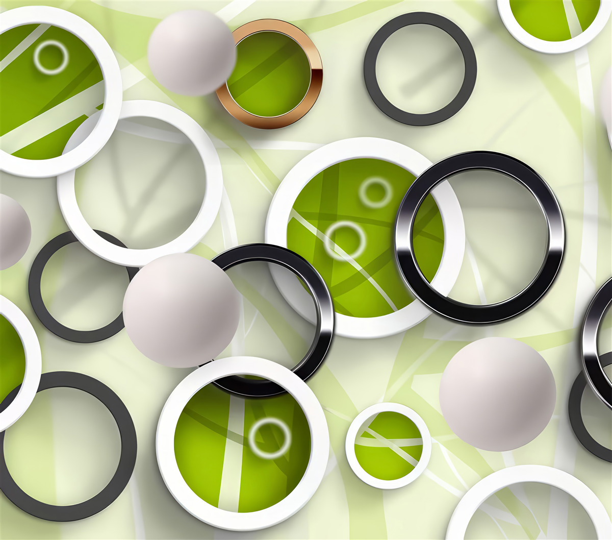 Fototapet roți în diferite culori și dimensiuni