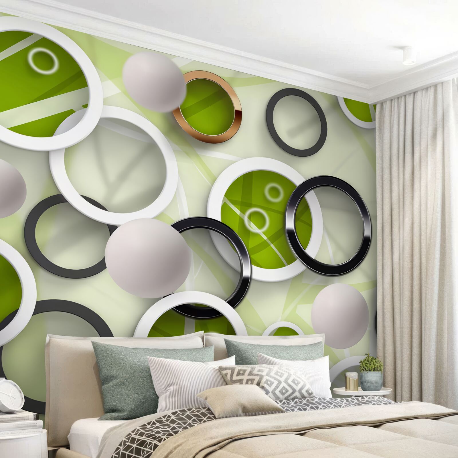 Fototapet roți în diferite culori și dimensiuni