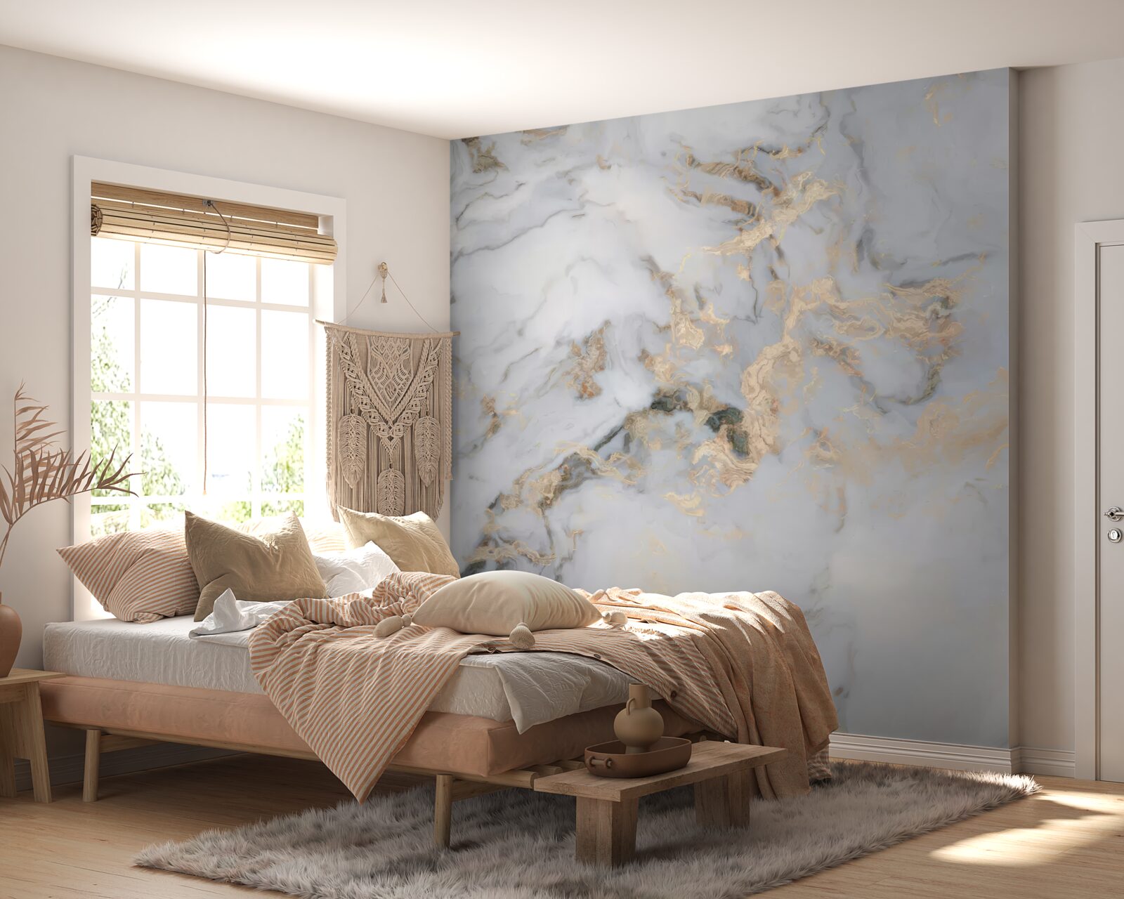 Fototapet fundal care amintește de marmură ușoară