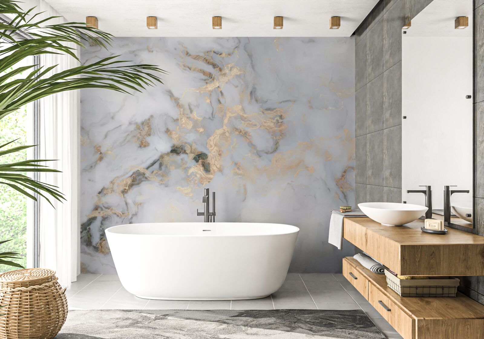 Fototapet fundal care amintește de marmură ușoară