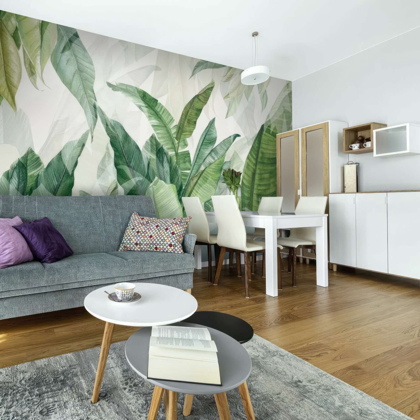 Fototapet frunze verzi tropicale