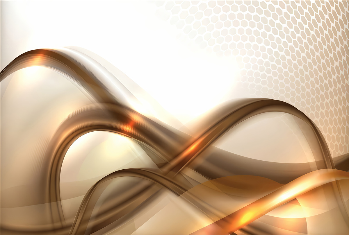 Fototapet liniile sunt curbate ca aurul