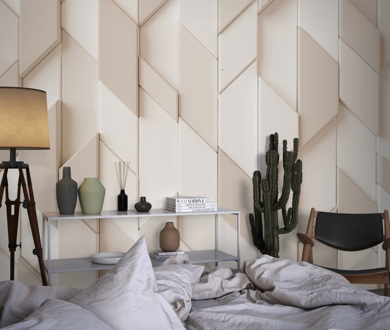 Fototapet forme tridimensionale cu patru fețe