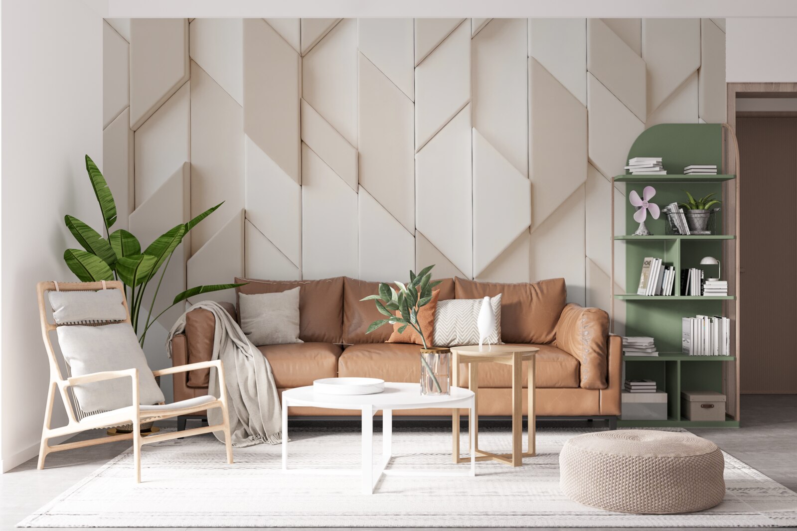 Fototapet forme tridimensionale cu patru fețe