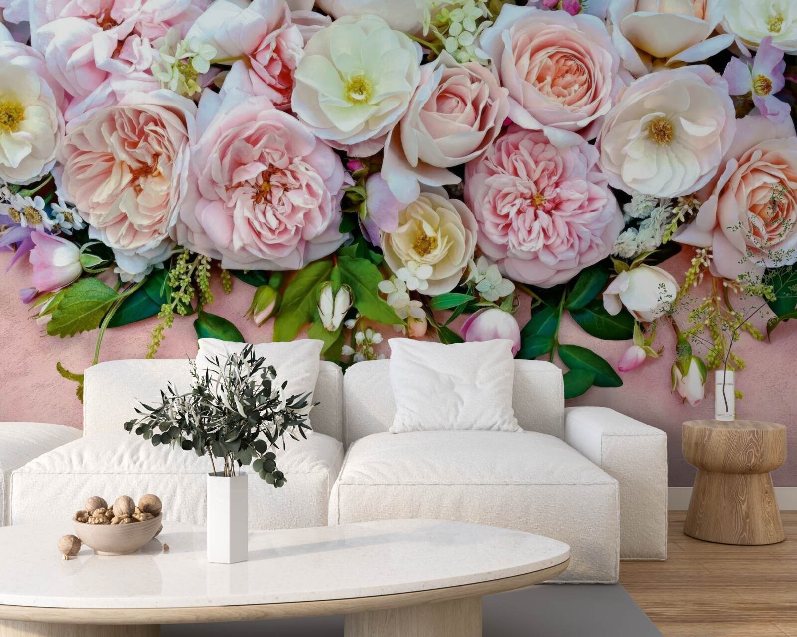 Fototapet trandafiri ușori și delicați