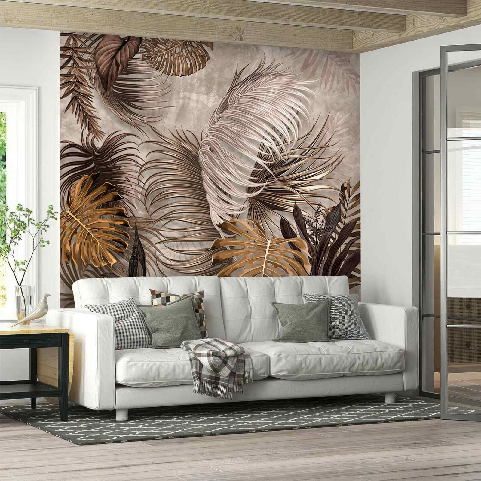 Fototapet foiță de aur mare