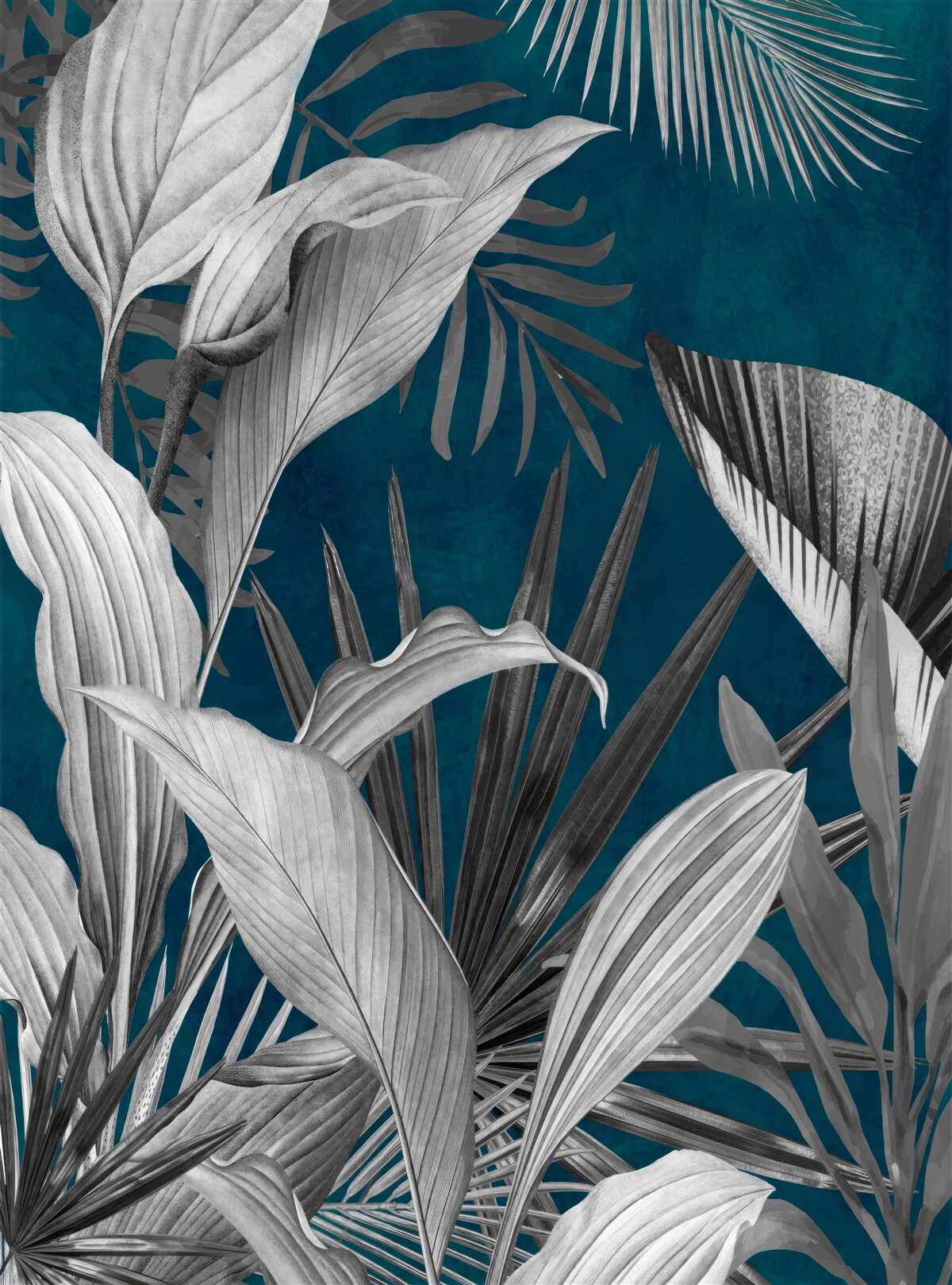 Fototapet fundal de diferite frunze luminoase