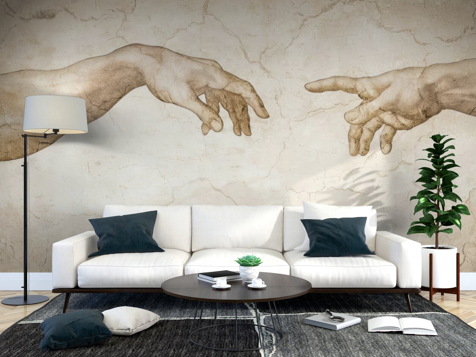 Fototapet două mâini întinse una spre cealaltă