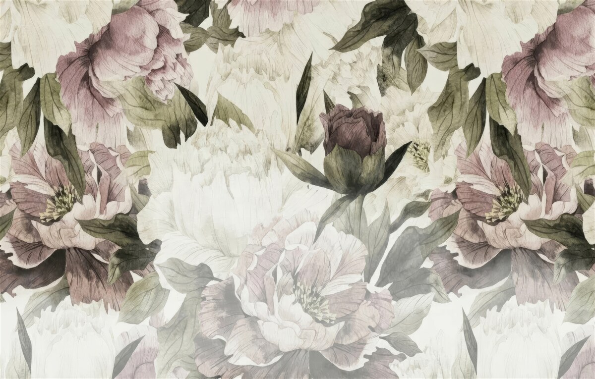 Fototapet imagini ale diferitelor flori mari