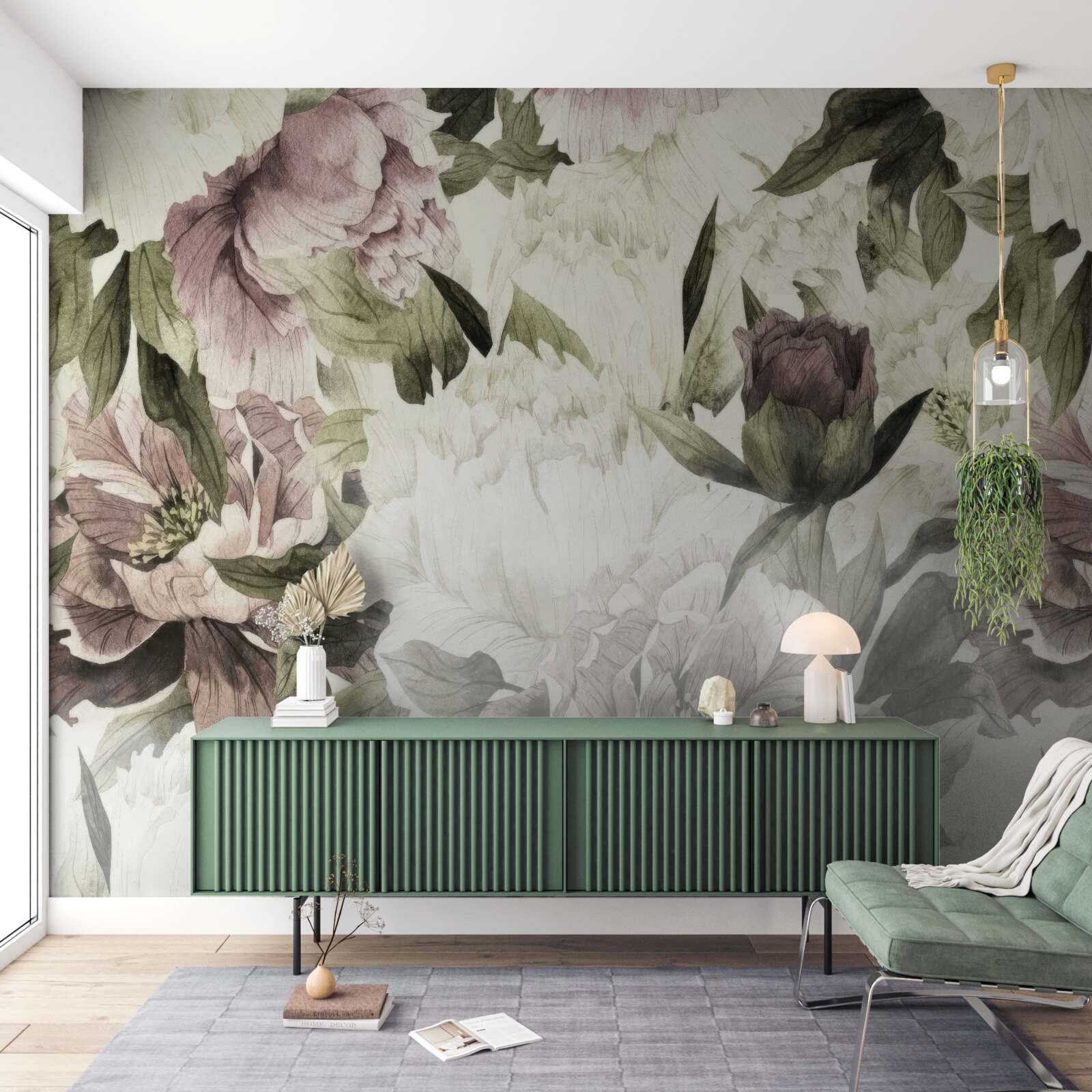 Fototapet imagini ale diferitelor flori mari