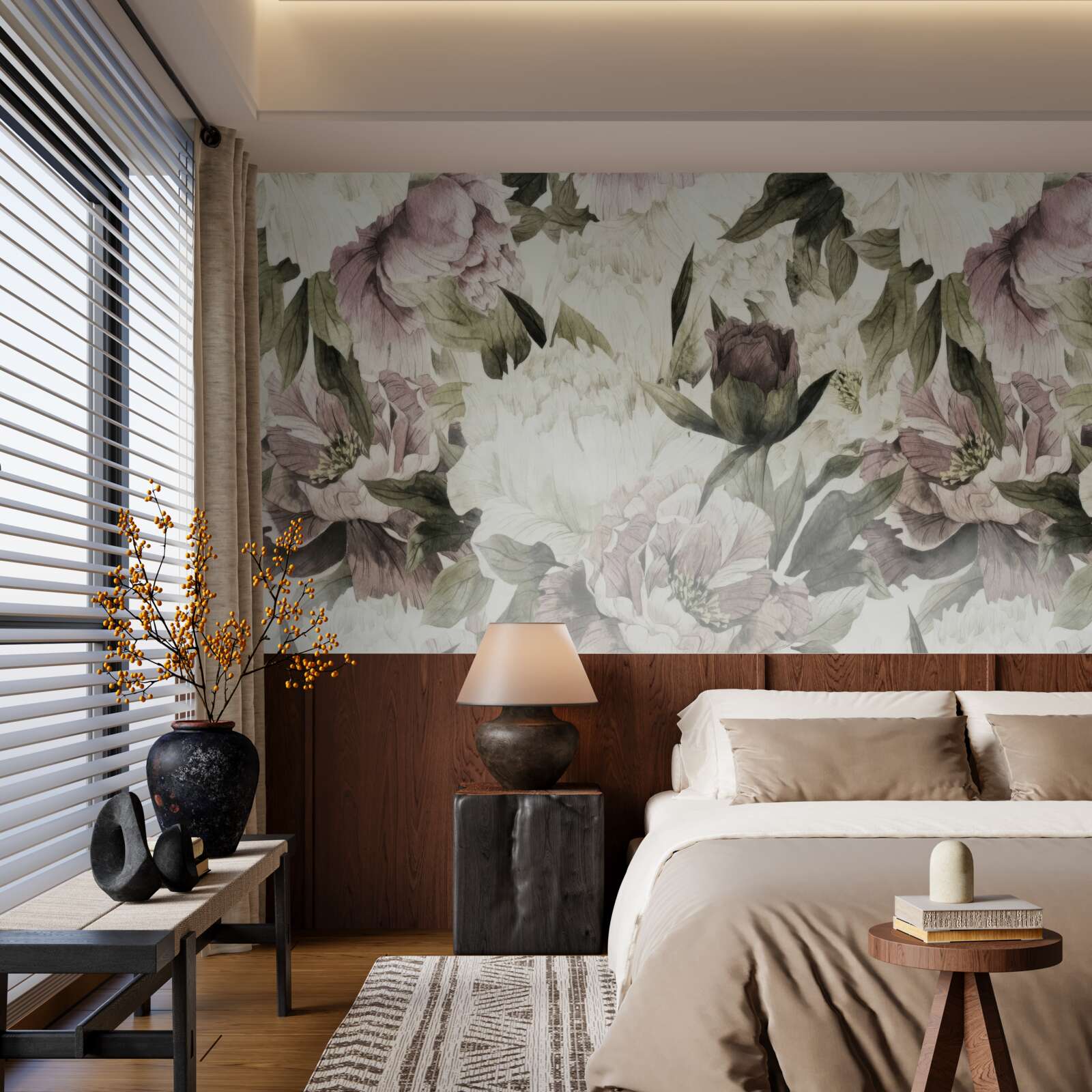 Fototapet imagini ale diferitelor flori mari