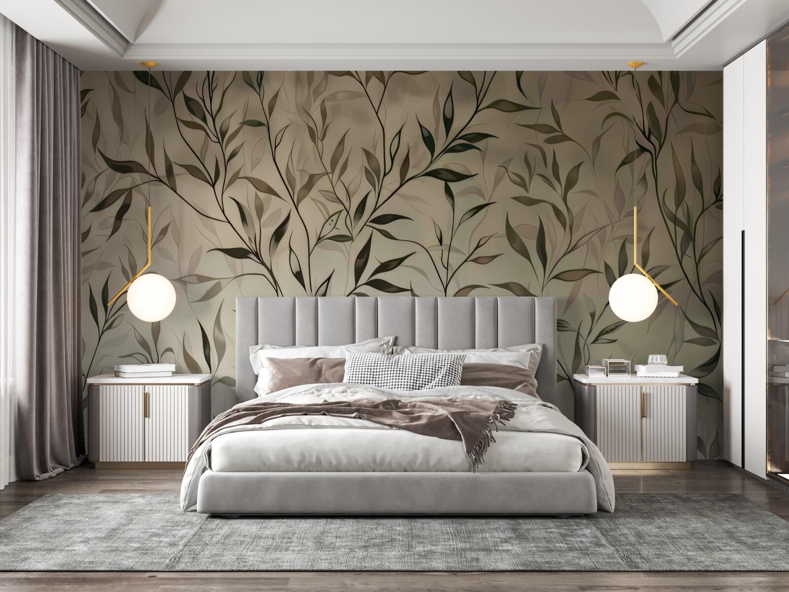 Fototapet ramuri cu frunze subțiri