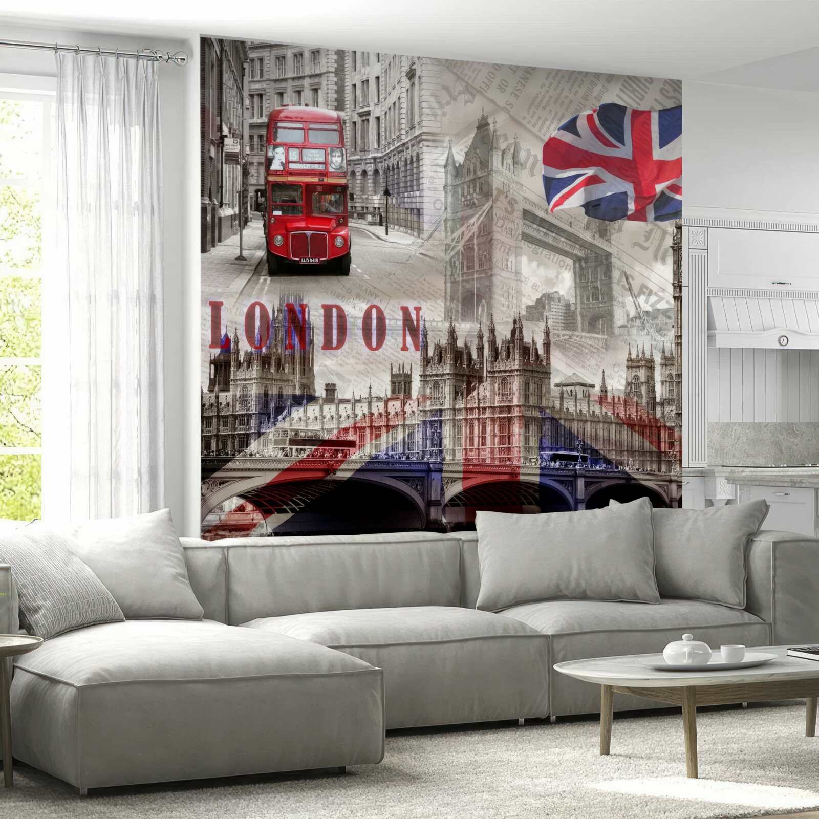 Fototapet Atracții turistice în Londra