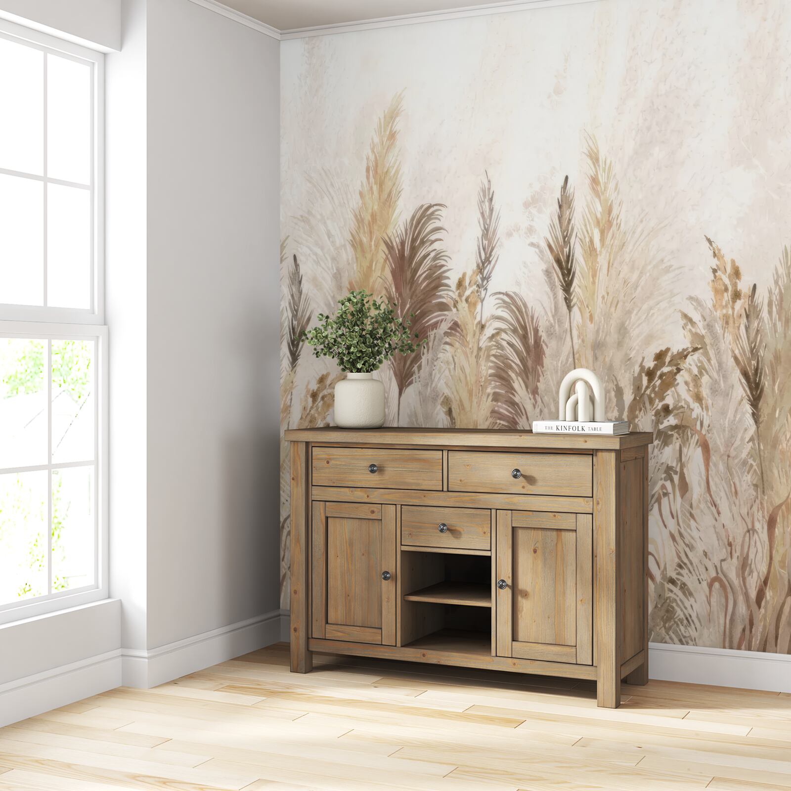 Fototapet plantele sunt maro