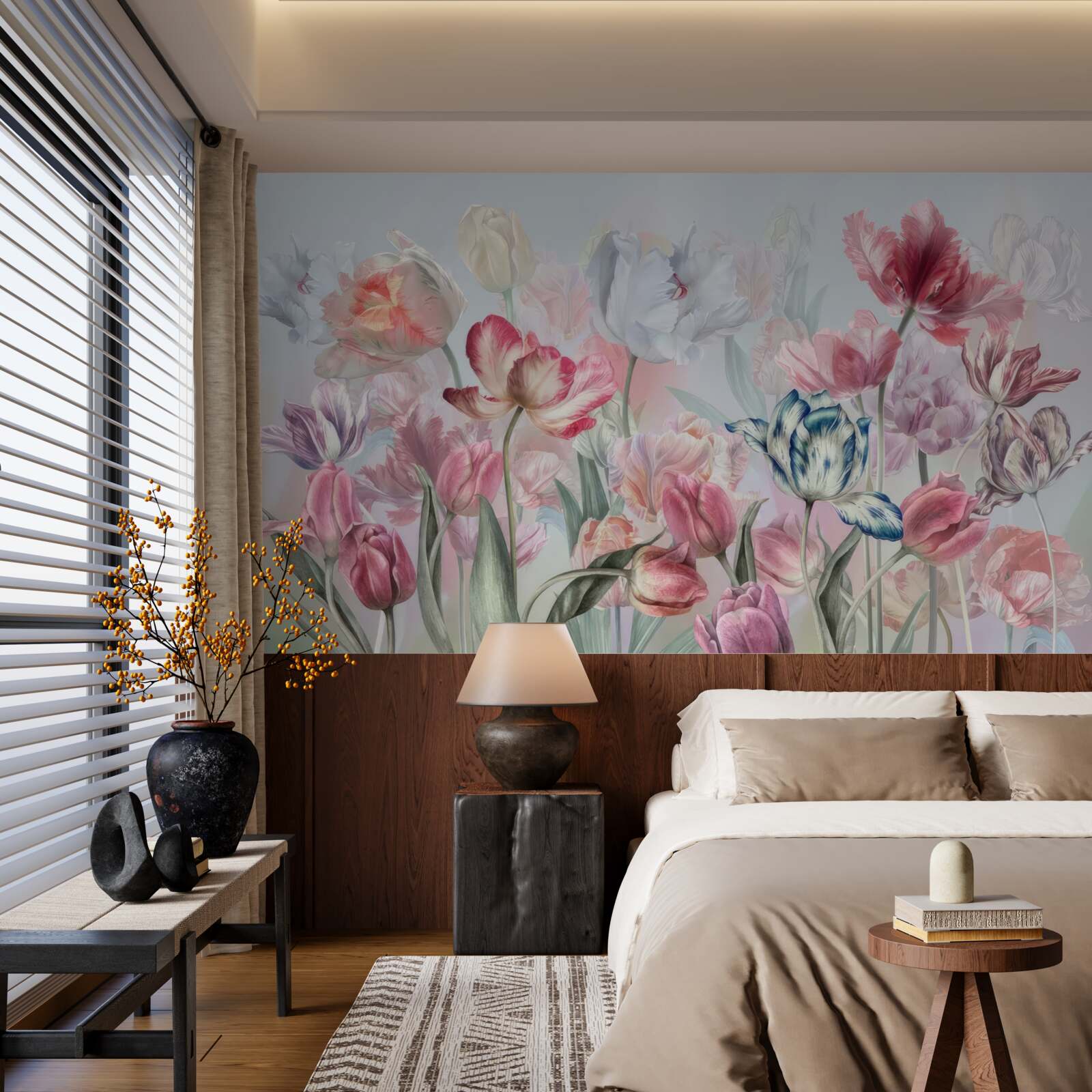 Fototapet varietate de flori frumoase