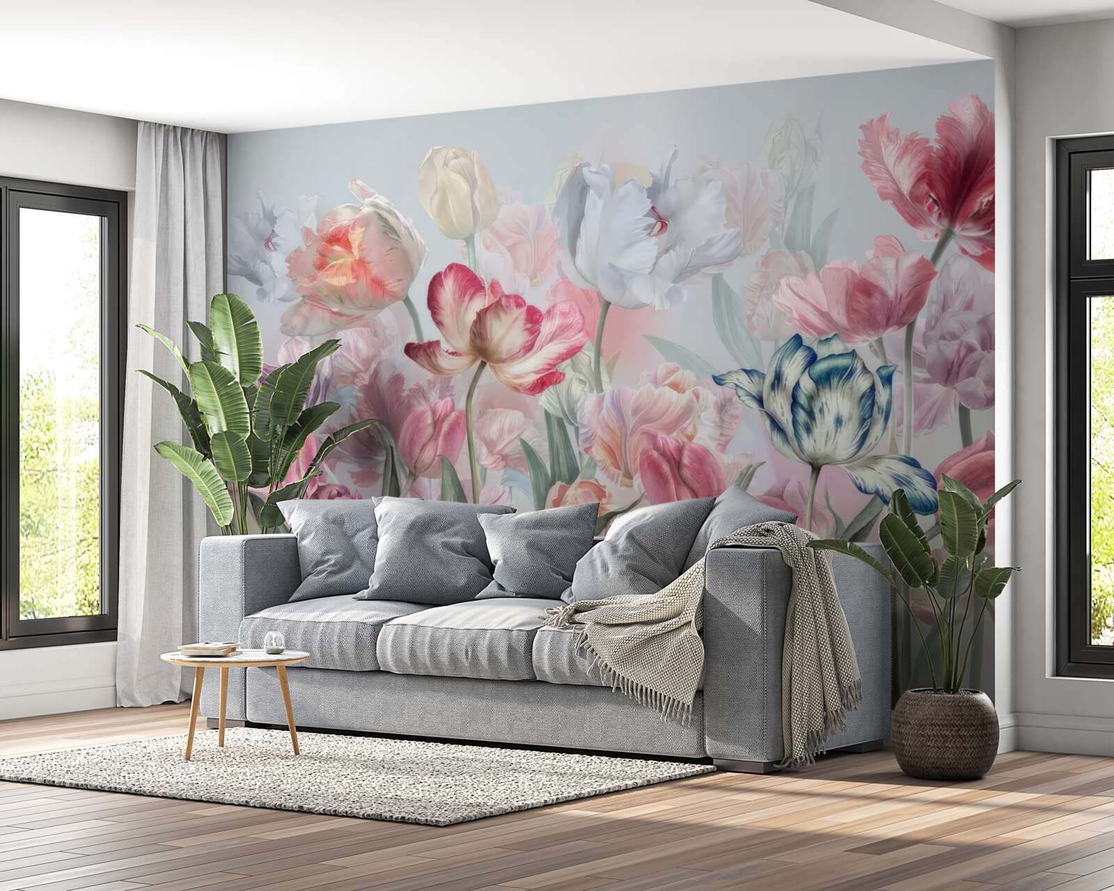 Fototapet varietate de flori frumoase