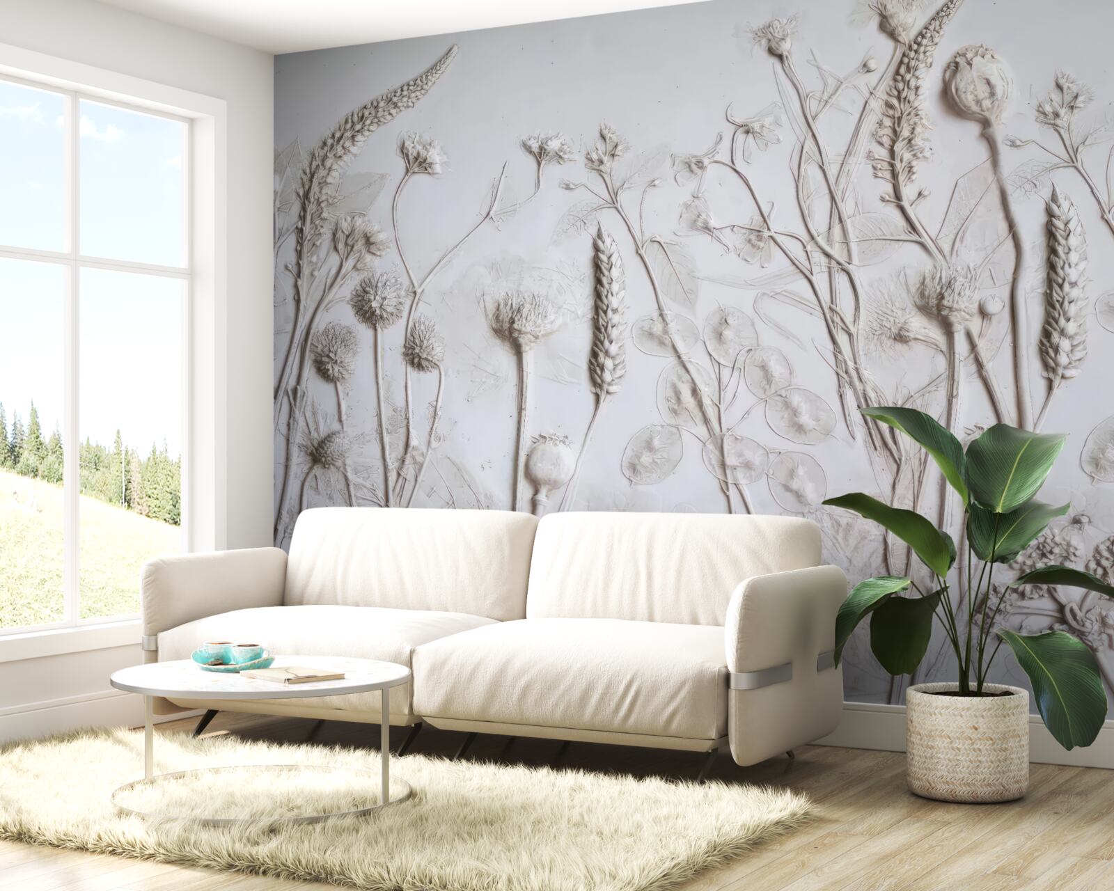 Fototapet diverse plante