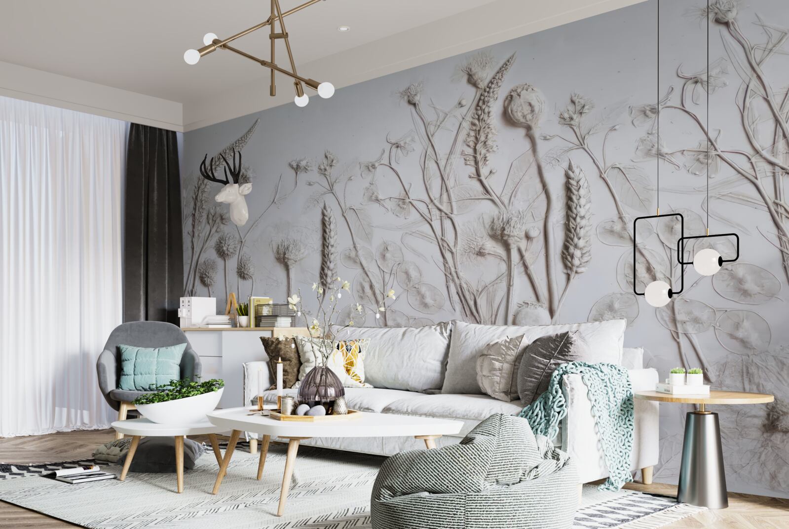 Fototapet diverse plante