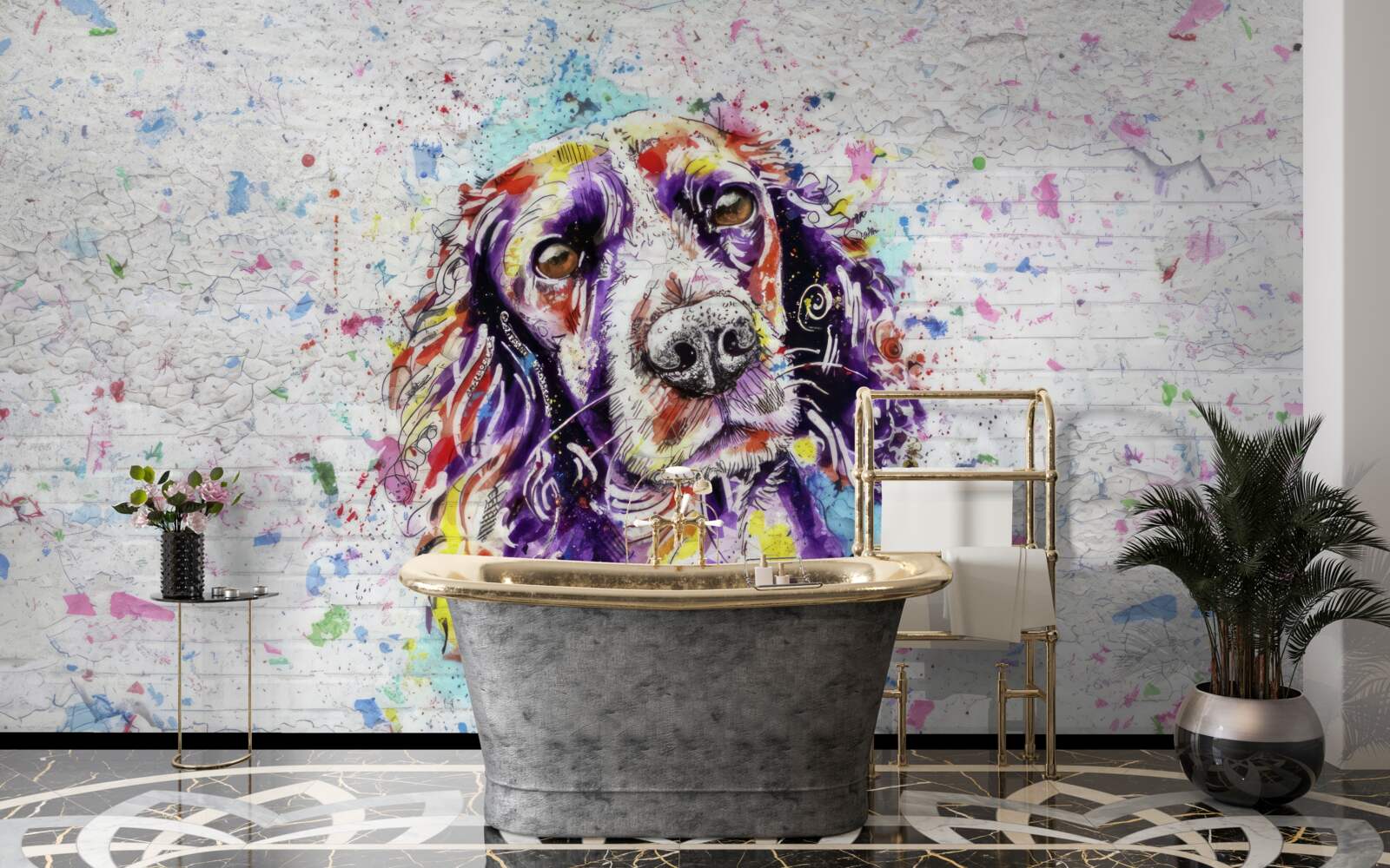 Fototapet plăcinte pop-artu